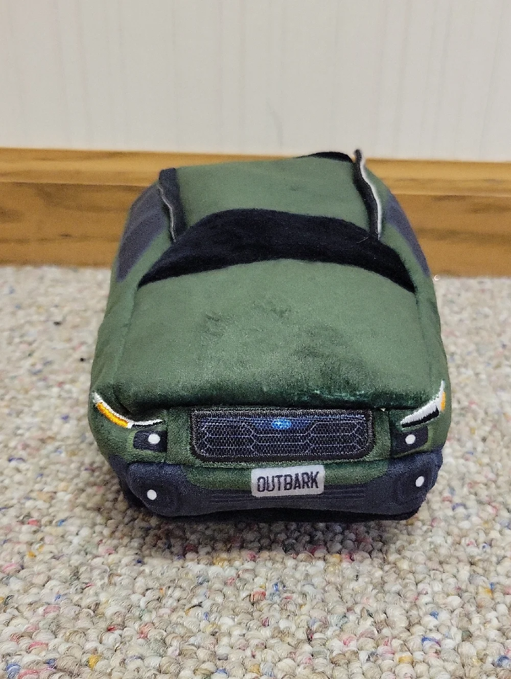 BARK Chewbaru Outback Adventure Pack Plush Car Toy - Green